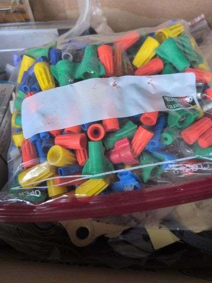 Misc Box Wire Nuts, Nails, Screws, Chain image