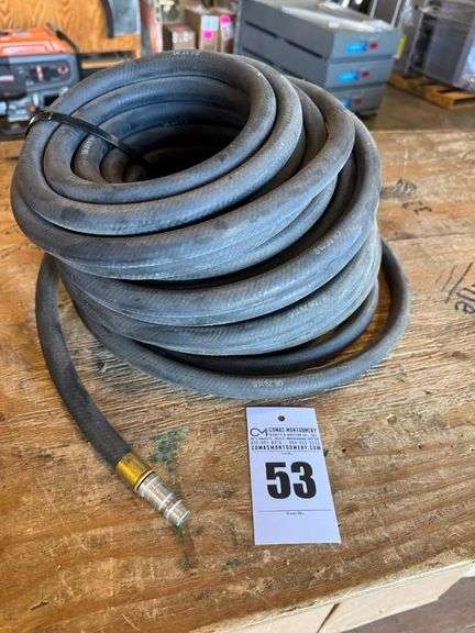 Large Rubber Hose with Brass Fitting image