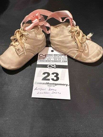 Antique Victorian Leather Boby  Shoes image