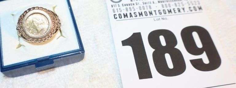 14 K Gold 1851 $1.00 Liberty Head Coin Ring - Size 7.5 image