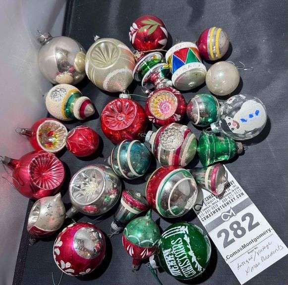 Christmas Ornaments - Vintage / Antique Glass Balls image