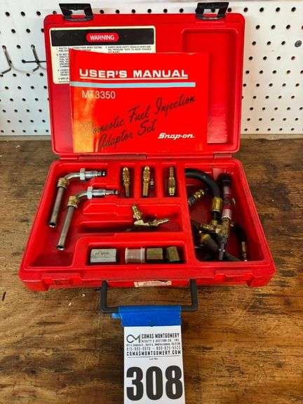 Snap-on MT3350 Domestic Fuel Injection Adapter Set image