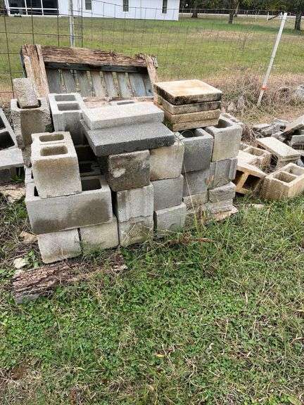 Salvage Lot of Cinder Blocks