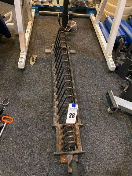 Barbell Weight Plate Rack image