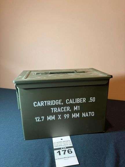 Caliber .50 Tracer M1 Ammunition Can image
