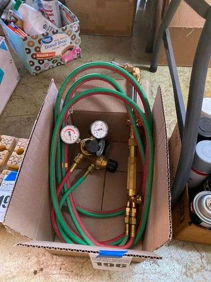 Welding Torch Set with Hoses and Gauges image