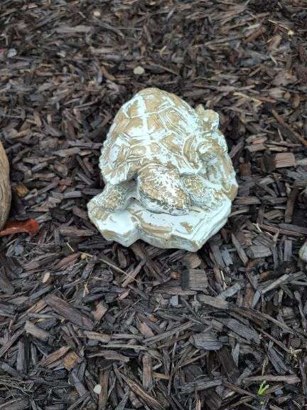 2 Cement Turtles image