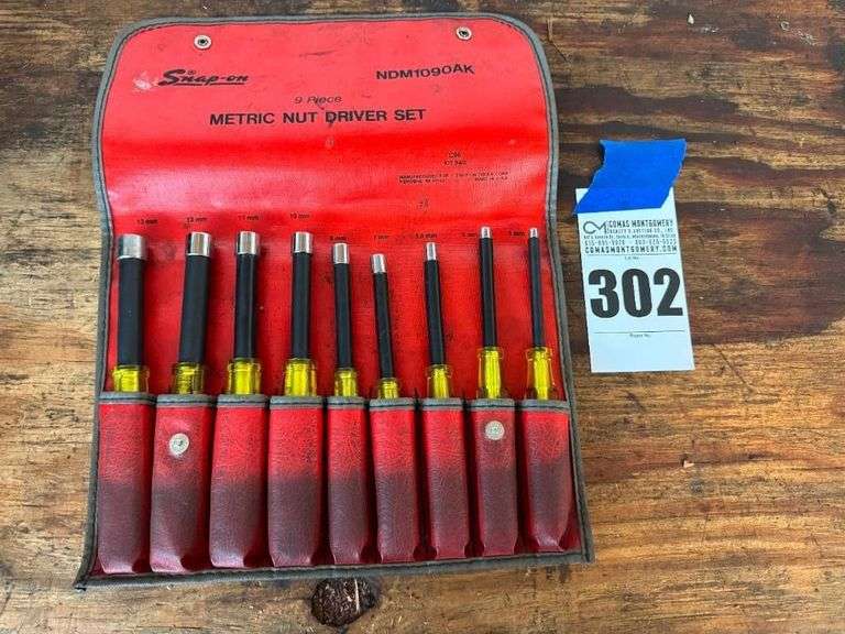Snap-on NDM1090AK 9 Piece Metric Nut Driver Set image