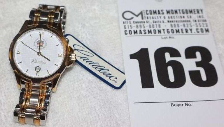 Cadillac Quarts Collector Watch with 2 Tone Stainless Steel image