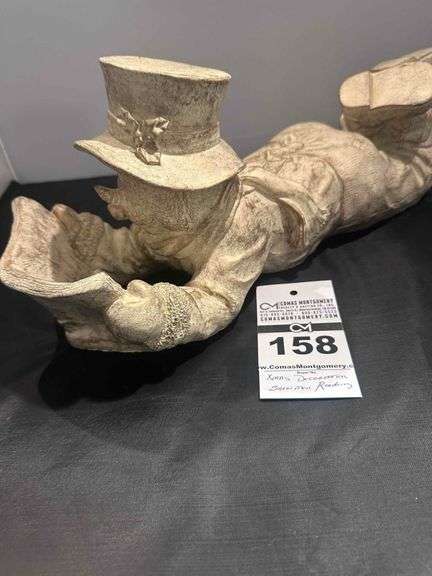 Christmas Decoration -Snowman Reading image