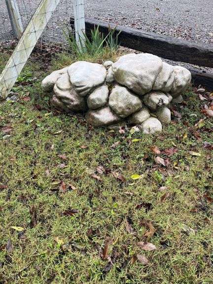 Hollow Decorative Rock - Buyer to Remove