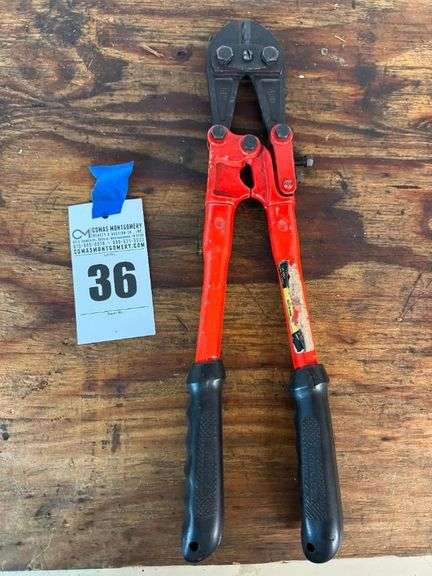 Red Metal Bolt Cutters image