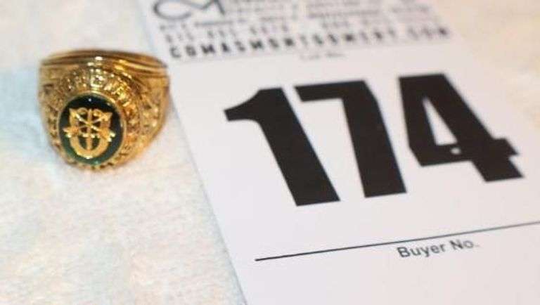 US "Special Forces" Collector Ring - Size 9 image