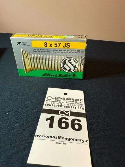 8 x 57 JS Ammunition - 20 Cartridges image