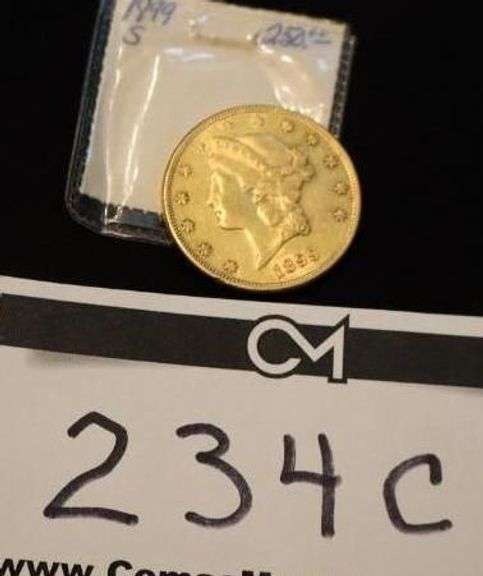 1899S Twenty Dollar $20.00 Liberty Head Gold Coin image