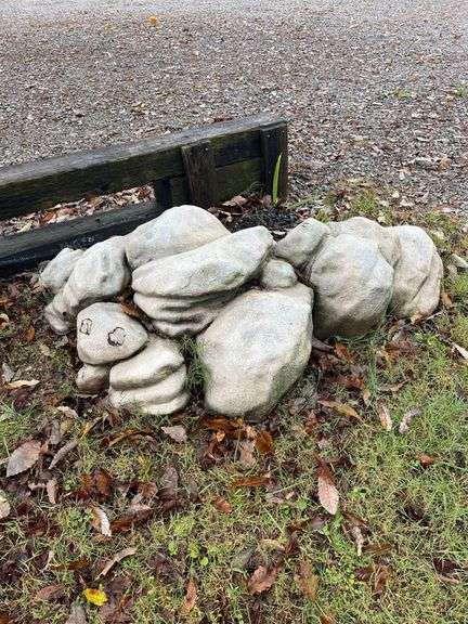 Hollow Decorative Rock - Buyer to Remove