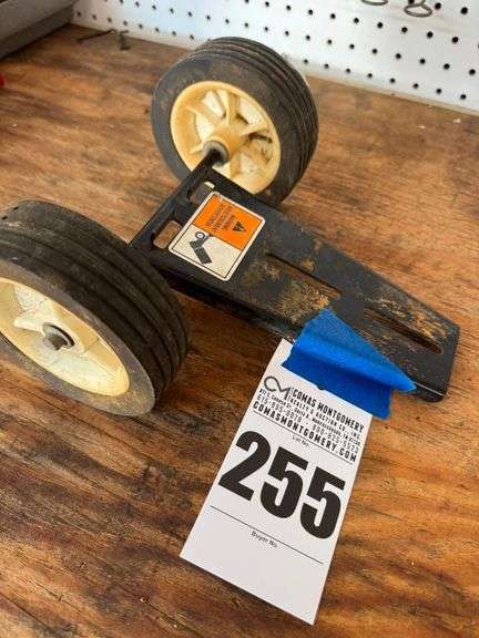 Lawn Mower Wheels with Mounting Bracket image