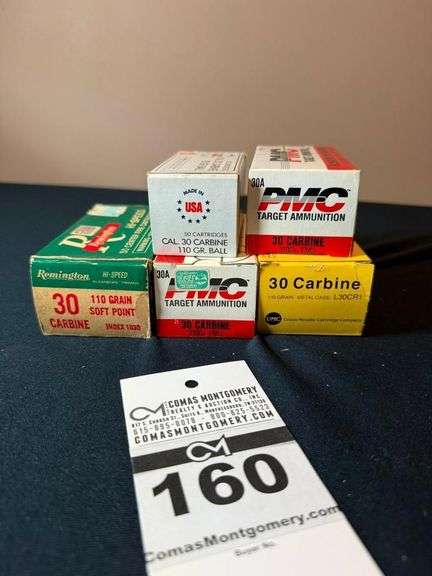 Mixed Lot of .30 Carbine Ammunition - Remington & PMC image