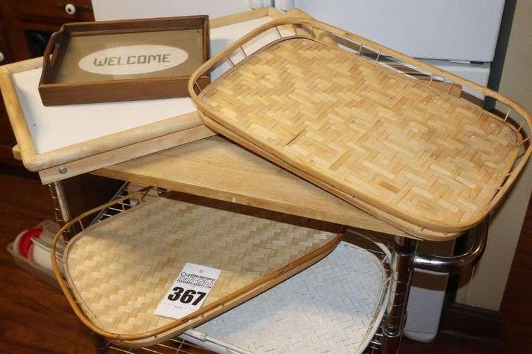 5 Lap Trays (one has legs that fold out) image