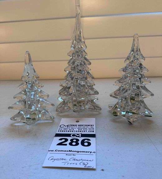 3 - Studio Art Glass Christmas Trees image