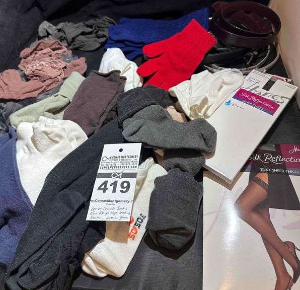 Ladies Gloves, Belts, Socks, Hose image