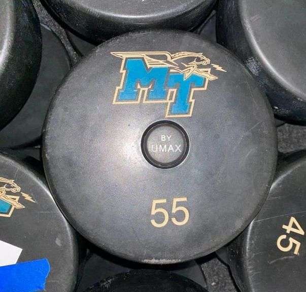 (2) 55LB Dumbbells by UMAX image