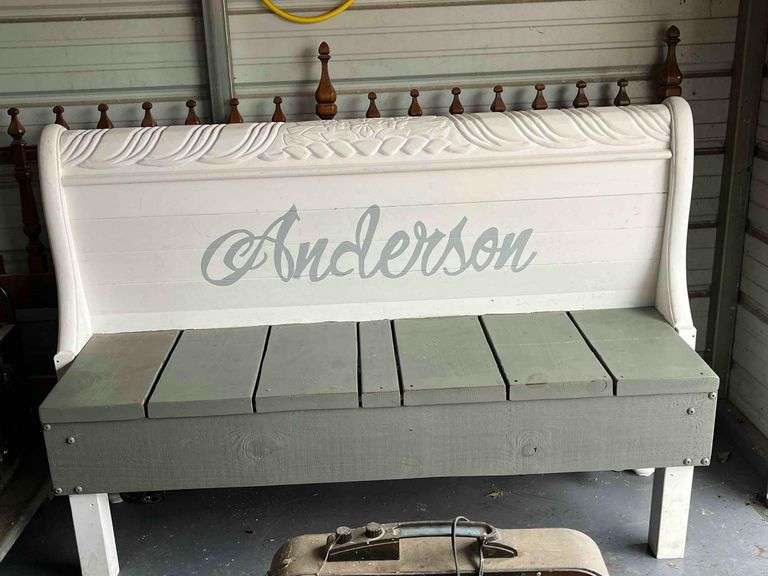 Up-Cycled Bench 64.75”x 20.5”x 42.5” Tall image