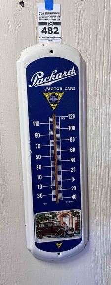 Vintage - Parckard Sign Therometer image