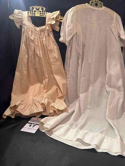 Antique / Vintage Long Christening Gown & Nightgown image