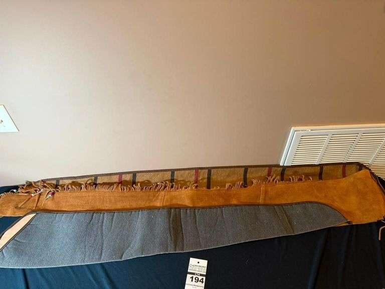 Suede Leather Chaps with Fringe image