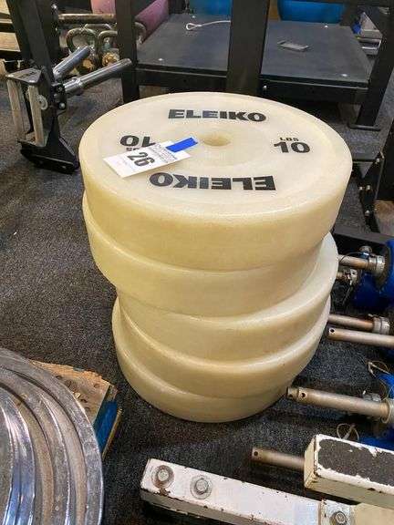 Eleiko 10 LBS Weight Plates - Lot of 5 image