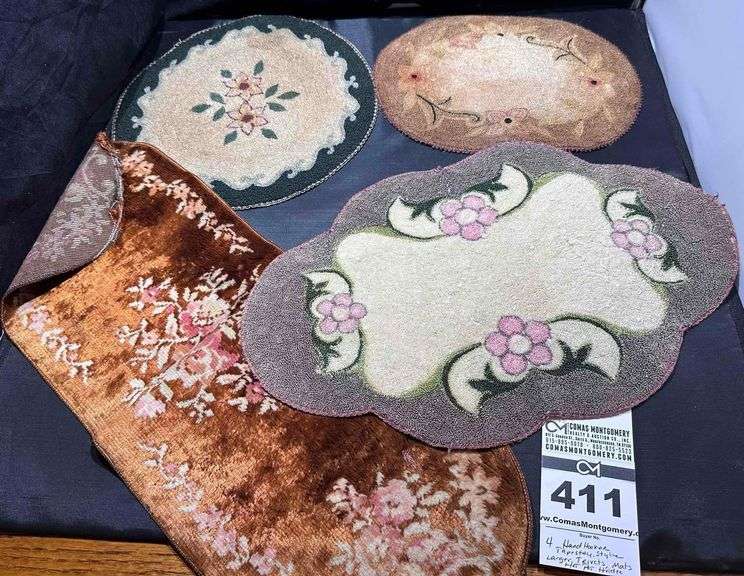 Lot of Larger Hooked Doilies image