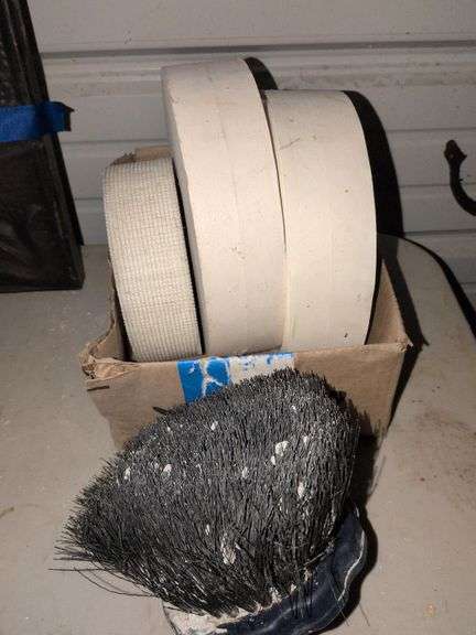 Box of Drywall Tape and Plaster Brush image
