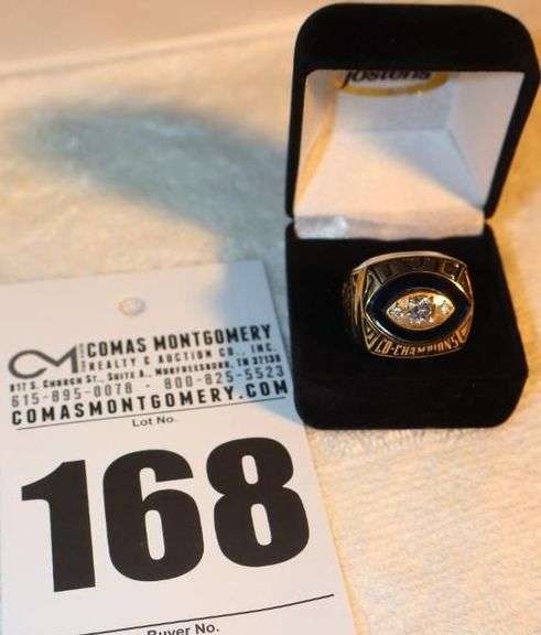 MTSU - Middle Tenn State University NCAA - OVC Football Championship Playoff - Contributor Collector Ring - Size 9 image