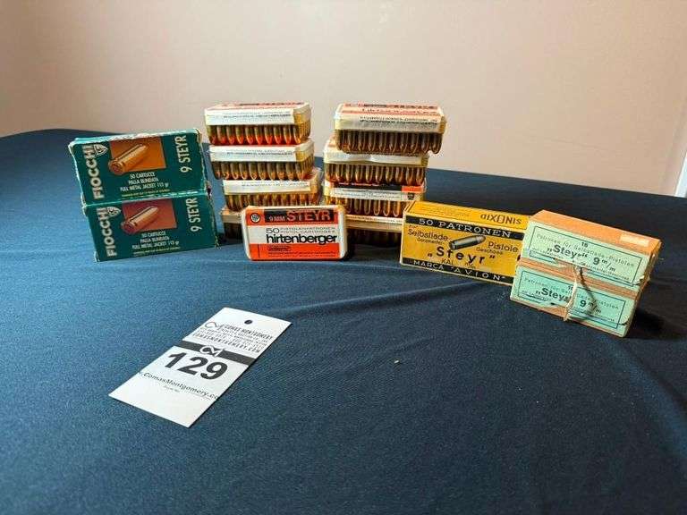 9mm Steyr Ammunition Lot - Fiocchi, Hirtenberger, and Avion image