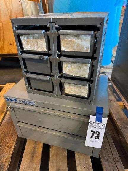 Adrian Steel Metal Storage Cabinet with Drawers image