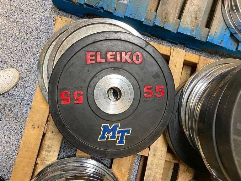 Pair of 55 lb Eleiko Weight Plates image