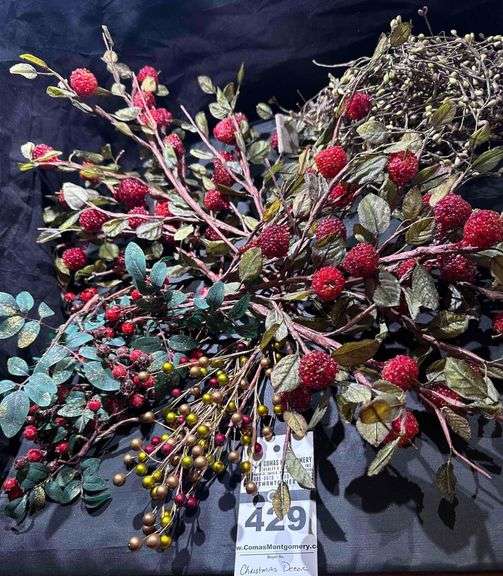 Large Lot of Christmas Garland image