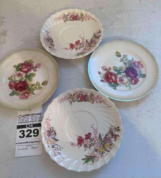 4 Antique Plates image