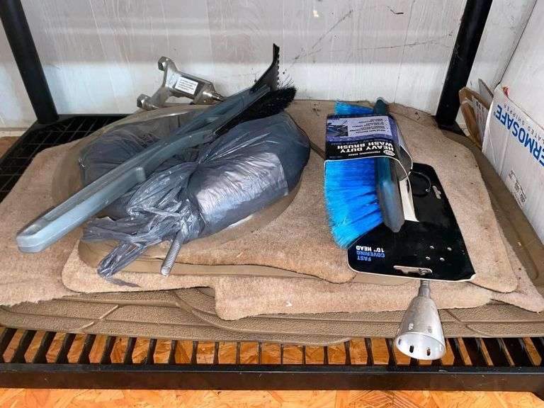 Heavy Duty Wash Brush, Car Mats, Windshield Scraper/Brush, and more! image