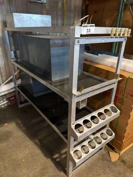 Industrial Metal Shelving Rack with Storage - Perfect for a Cargo Van image