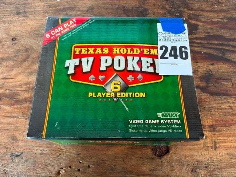 Texas Hold'em TV Poker 6 Player Edition Video Game System by VS-Maxx image