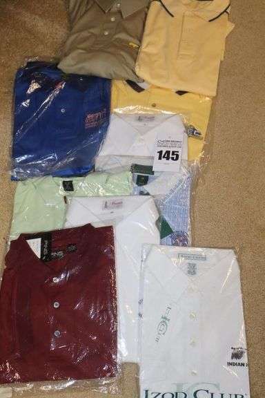 8 New in Package of Golf/Collared Shirts - 2 additional shirts - L/XL image