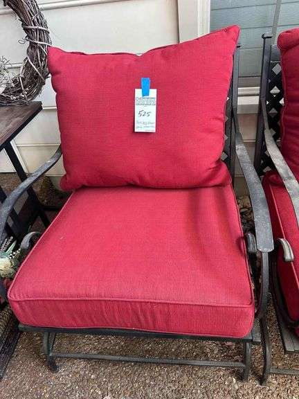 Patio Spring Motion Chair with Cushions match 524 image