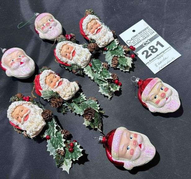 Christmas Ornaments - Santas image