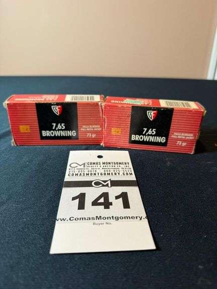 Two Boxes of 7.65 Browning Ammunition image