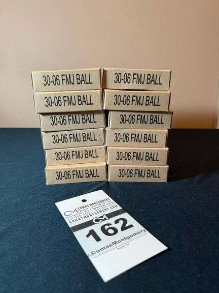 Lot of 30-06 FMJ BALL Ammunition in Boxes image