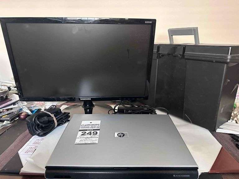 HP Computer., Monitor, & Case image