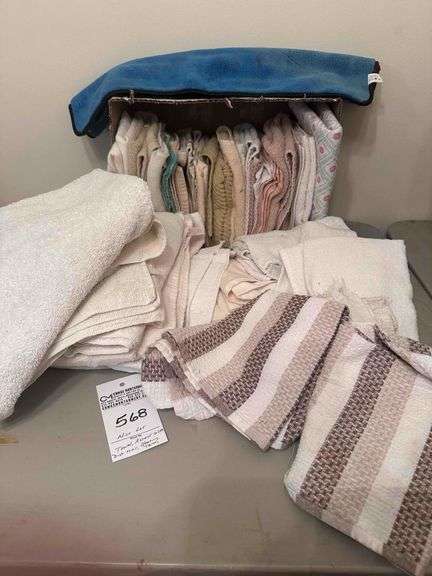 Lot of towels, wash cloths, hand towel, Car shammy image