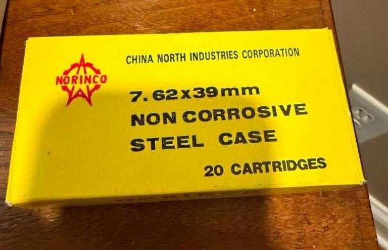 Norinco 7.62x39mm Ammunition - 20 Cartridges image